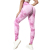 In Stock! European and American Tie-Dye High Waist Fitness Pants Peach Hip Raise Yoga Pants Sports Tights Quick-Drying Ankle Length Pants Women