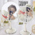 INS Style Makeup Mirror Double-Sided Home Retro Stand Cosmetic Mirror Student Dormitory Desktop Beauty Mirror