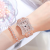 Cross-Border Fashion Small Waist Diamond Bracelet Watch Women's Luxury Niche Square Fashion Streamlined Women's Watch 