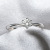 Xujia Jewelry Genuine D Color Moissanite Ring 0.5 Karat Classic Six Claw S925 Silver Plating 18K Gold Ring Female