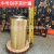 Brass Glossy Brushed Tea Pot Large Convenient Sealed Storage Tank Household Storage Copper Handicraft Ornaments