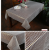 Gilding Tablecloth Exhibition Stall Tablecloth Wholesale Source Factory Waterproof Oil-Proof Lace Tablecloth