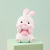 Cute Bunny Girl Heart Mini Resin Toy Table Decoration Children's Gift Creative Car Decoration Ornaments