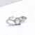 Open Ring Multi-Color Micro Inlaid Zircon Accessories Europe and America Cross Border Ring Female One Piece Dropshipping