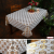 Gilding Tablecloth Exhibition Stall Tablecloth Wholesale Source Factory Waterproof Oil-Proof Lace Tablecloth