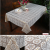 Gilding Tablecloth Exhibition Stall Tablecloth Wholesale Source Factory Waterproof Oil-Proof Lace Tablecloth