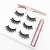 False Eyelashes Five Magnet Glue-Free Thick Long Exaggerated Eyelash Set Factory Wholesale