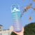 Foreign Trade Large Capacity Amazon Portable Large Water Bottle Bounce Cover Straw Sports Large Water Bottle Gradient 