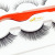 Eyelash Fashion Natural Black Stem Chemical Fiber Three Pairs with Tweezers False Eyelashes Factory Wholesale