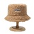 Korean Style Autumn and Winter Lamb Wool Warm Embroidery Letters Fisherman Hat Cashmere Japanese Casual Couple Simple Basin Hat