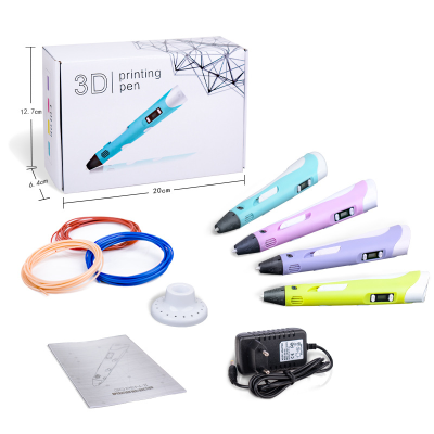 Shenzhen Original Second Generation High Temperature Adapter White Box English 3D 3D Printing Pen Toy Toy