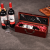 Red Wine Package Box High-Grade Wooden Box with Tools Red Wine Box Single Bottle Red Wine Package Box with 4 Pieces Wine Set Bottle Opener