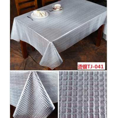 Gilding Tablecloth Exhibition Stall Tablecloth Wholesale Source Factory Waterproof Oil-Proof Lace Tablecloth