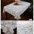 Gilding Tablecloth Exhibition Stall Tablecloth Wholesale Source Factory Waterproof Oil-Proof Lace Tablecloth