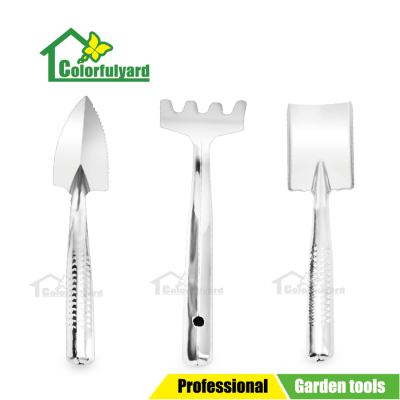 Stainless Steel Shovel/Garden Shovel/Tool Three-Piece Set/Hoe/Pitchfork/Three-Fork Rake/Garden Tools