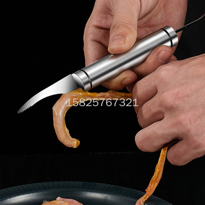 304 Stainless Steel Shrimp Opener Shrimp Line Cutter Cutting Fish Maw Knife Shrimp Shell Remover Kitchen Tools