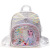 Children's Bags 2021 Summer New Sequins Bow Backpack Princess Transparent Bag Kindergarten Backpack Foreign Trade
