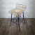 Bar Stool High Stool Northern European Modern Minimalist Bar Chair Home Backrest Bar Stool Outdoor Casual Hollow Chair