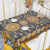 PVC Printed Tablecloth Yarn Fabric Tablecloth Non-Woven Tablecloth Fabric Tablecloth Waterproof and Oil-Proof Tablecloth