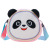 Cute Panda Bag Girls' Plush Crossbody Bag Shoulder Bag Coin Purse Birthday Gift Plush Toy Wholesale