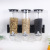Wall-Mounted Three-Barrel Wheat Machine New Multigrain Storage Tank Kitchen Snack Jar Food Storage Sealed Jar