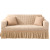 Romantic Light Luxury Fabric Sofa Cover All-Inclusive Non-Slip Seersucker Skirt Sofa Slipcover Four Seasons Universal