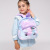 Winter New Plush Backpack Children's Unicorn Cartoon Backpack Big Eyes Cute Kindergarten Men's and Women's Schoolbags
