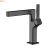 Firmer Copper New High-End Black and Golden Gun Gray Hot and Cold Water Basin Faucet Washbasin Faucet