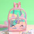 New Unicorn Transparent Bag Cartoon TPU Children's Laser Colorful Backpack Girls' Spring Outing Schoolbag