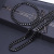 Popular Cuban Link Chain Hiphop Men's and Women's Necklace Bracelet Trendy Ins Encrypted Arc Vacuum Electroplating 18K