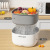 Household Ultrasonic Fruit and Vegetable Washing Machine Fruit Dish-Washing Machine Separate Washing Basket Washing Vegetable Basket Ingredients Purifier
