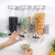 Wall-Mounted Three-Barrel Wheat Machine New Multigrain Storage Tank Kitchen Snack Jar Food Storage Sealed Jar