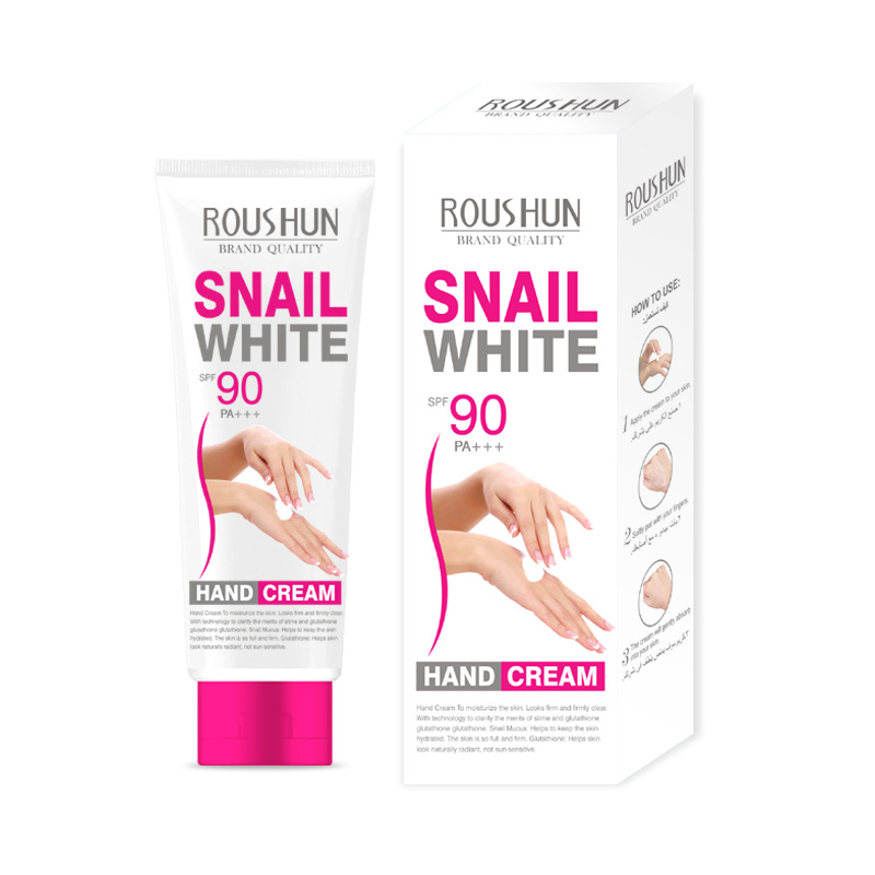 ROUSHUN snail hand cream 柔顺蜗牛提亮护手霜