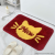 Cartoon Cat Fluffy Floor Mat Hallway Rug Absorbent Bathroom Non-Slip Hallway Entrance Household Bedroom Foot Mat Carpet