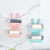 Fashion Creative Little Bunny Double-Layer Soap Box Simple and Convenient Punch-Free No Trace Stickers Home Bathroom Soap Dish Soap Box