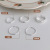 Simple Bracelet 925 Silver Ring Non-Fading Niche Ins Style Design Simple Advanced Pure Silver Ring Fashion Wholesale