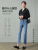 Straight Jeans for Women Loose Spring Clothes 2022 New High Waist Slim Slimming Chic Small Cigarette Pants