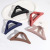 Korean Frosted Large Triangle Grip Women's Fashion Personality Barrettes Back Head Updo Hair Clip Barrettes Sub Shark Clip Headdress