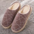 2022 Autumn and Winter Simple Hotel Women's Thick Bottom Home Indoor Couple Hair Slippers Men's Warm Home Cotton Slippers