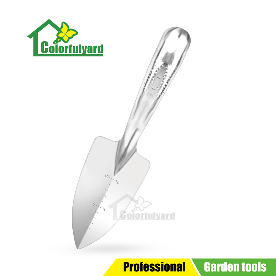 不锈钢园林铲/种花铲/园林耙/两用锄头/起苗器/GARDEN TOOLS