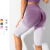 Internet Celebrity Ins Gradient Cropped Pants Women's Tight Sports Seamless Sexy Quick-Drying Running Cycling High Waist Yoga Shorts