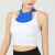 Fixed Cup Sports Vest Bra Ice Feeling round Neck Short Vest One-Piece Cup Sports Sling Contrast Color Light Beauty Back Women