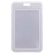 Factory Direct Simple Transparent Flip Bus Card Cover Plastic Meal Card Protective Cover Student Chest Card Certificate Holder