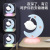 Creative Crescent Bird Led Mini Small Table Lamp Simple Bedroom Bedside Small Night Lamp Second Gear Dimming USB Charging