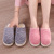 2022 Autumn and Winter Simple Hotel Women's Thick Bottom Home Indoor Couple Hair Slippers Men's Warm Home Cotton Slippers