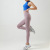 Tight Sports Yoga Pants Women's Solid Color Yoga Hip Lifting Purple Free Size Sports Peach Spring Spot Yoga Pants