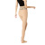 One-Piece See-through Leggings Skin-Colored with Stand Ankle-Length High Waist Belly Contracting Double Layer Mesh Leggings Coaster Stockings