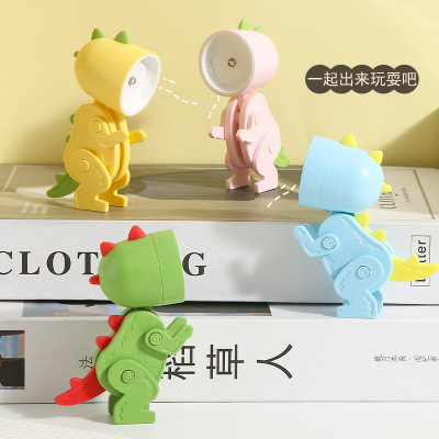 New Cute Pet Ambience Light Led Mini Cute Ins Toy Desktop Decoration Cartoon Dinosaur Gift Small Night Lamp