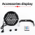 2022 new 3W*36pcs remote control thin full color par light for wedding party bar