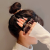 Korean Style High-End Headband Large Intestine Hair Band Rubber Band Adult Hairtie Internet Hot Crystal Hair Rope Headdress Wholesale